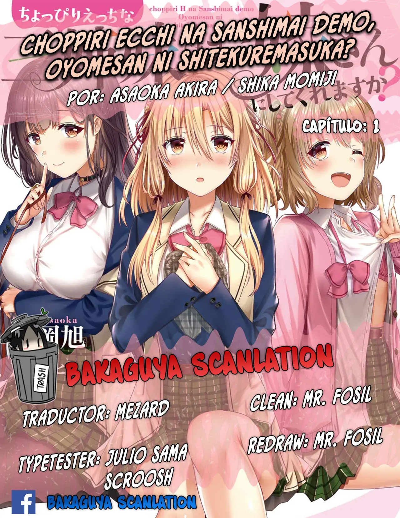 Choppiri Ecchi na Sanshimai demo, Oyomesan ni Shitekuremasuka? - Capítulo 1 - Página 1 - LectorTMOo