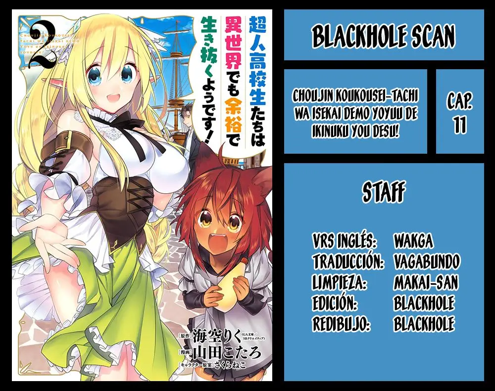 Choujin Koukousei-tachi wa Isekai demo Yoyuu de Ikinuku you desu (2016) - Capítulo 11 - Página 1 - LectorTMOo