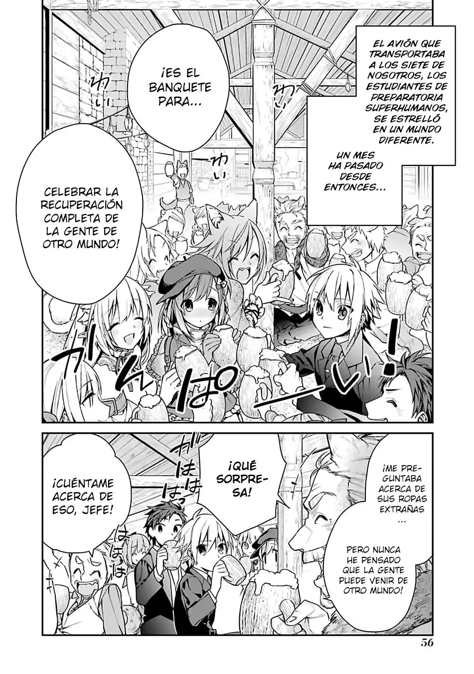 Choujin Koukousei-tachi wa Isekai demo Yoyuu de Ikinuku you desu (2016) - Capítulo 3 - Página 3 - LectorTMOo