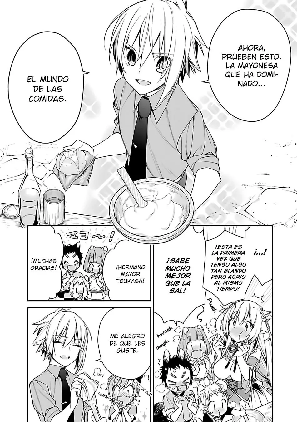 Choujin Koukousei-tachi wa Isekai demo Yoyuu de Ikinuku you desu (2016) - Capítulo 4 - Página 7 - LectorTMOo