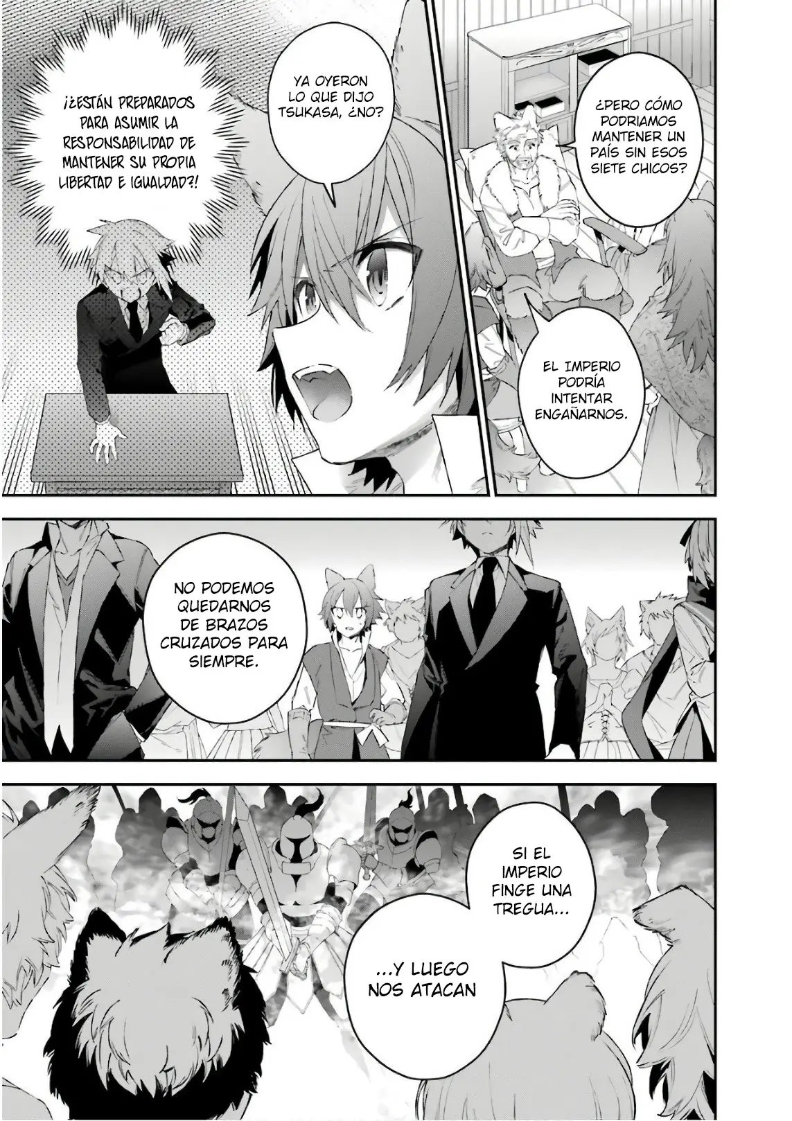 Choujin Koukousei-tachi wa Isekai demo Yoyuu de Ikinuku you desu (2016) - Capítulo 46 - Página 8 - LectorTMOo