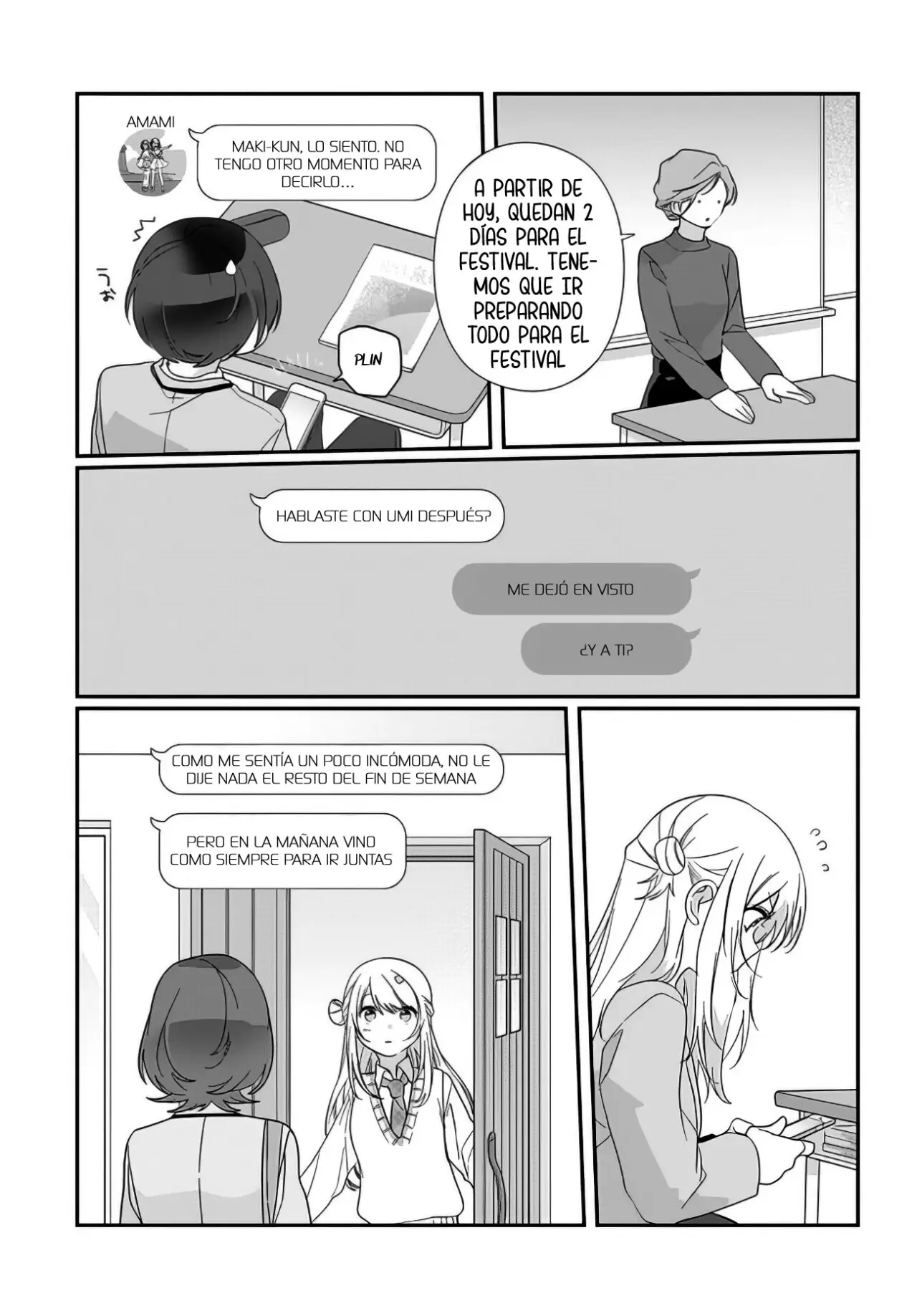 Class de 2 Banmei ni Kawaii Onna No Ko To Tomodachi ni Natta (2022) - Capítulo 12.1 - Página 15 - LectorTMOo