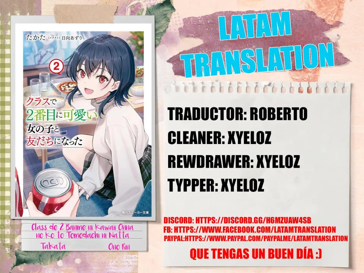 Class de 2 Banmei ni Kawaii Onna No Ko To Tomodachi ni Natta (2022) - Capítulo 2 - Página 1 - LectorTMOo