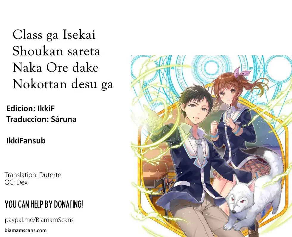 Class ga Isekai Shoukan sareta Naka Ore dake Nokotta n desu ga (2017) - Capítulo 9 - Página 1 - LectorTMOo