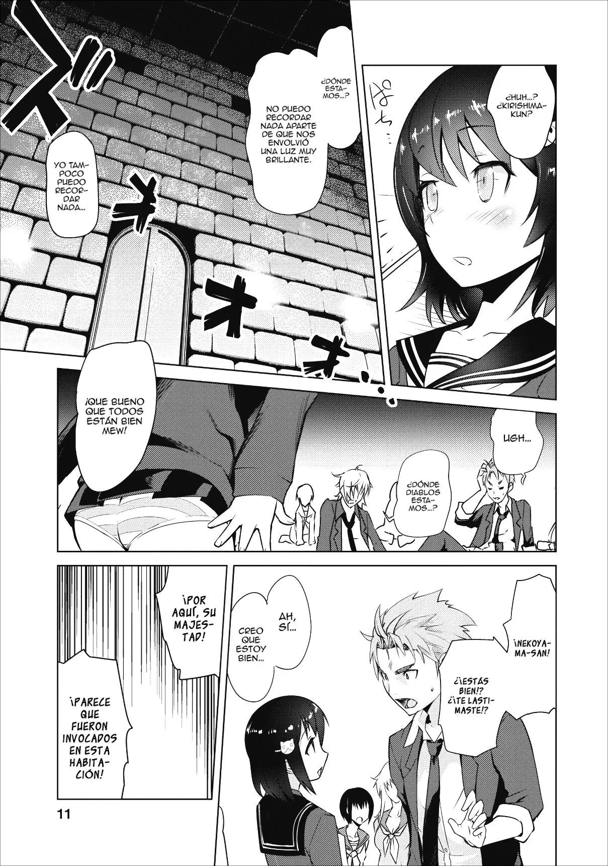 Class Teni de Ore dake Haburareta node, Doukyuusei Harem Tsukuru Koto ni Shita (2019) - Capítulo 1 - Página 8 - LectorTMOo