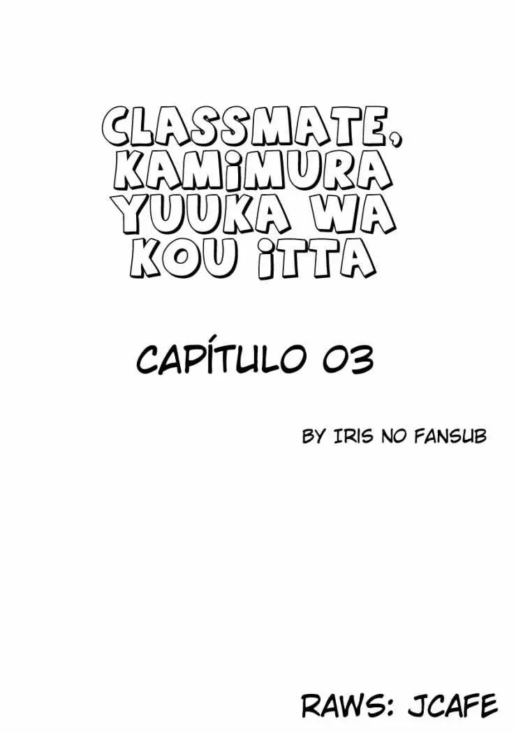 Classmate Kamimura Yuuka Wa Kou Itta (2011) - Capítulo 3 - Página 1 - LectorTMOo