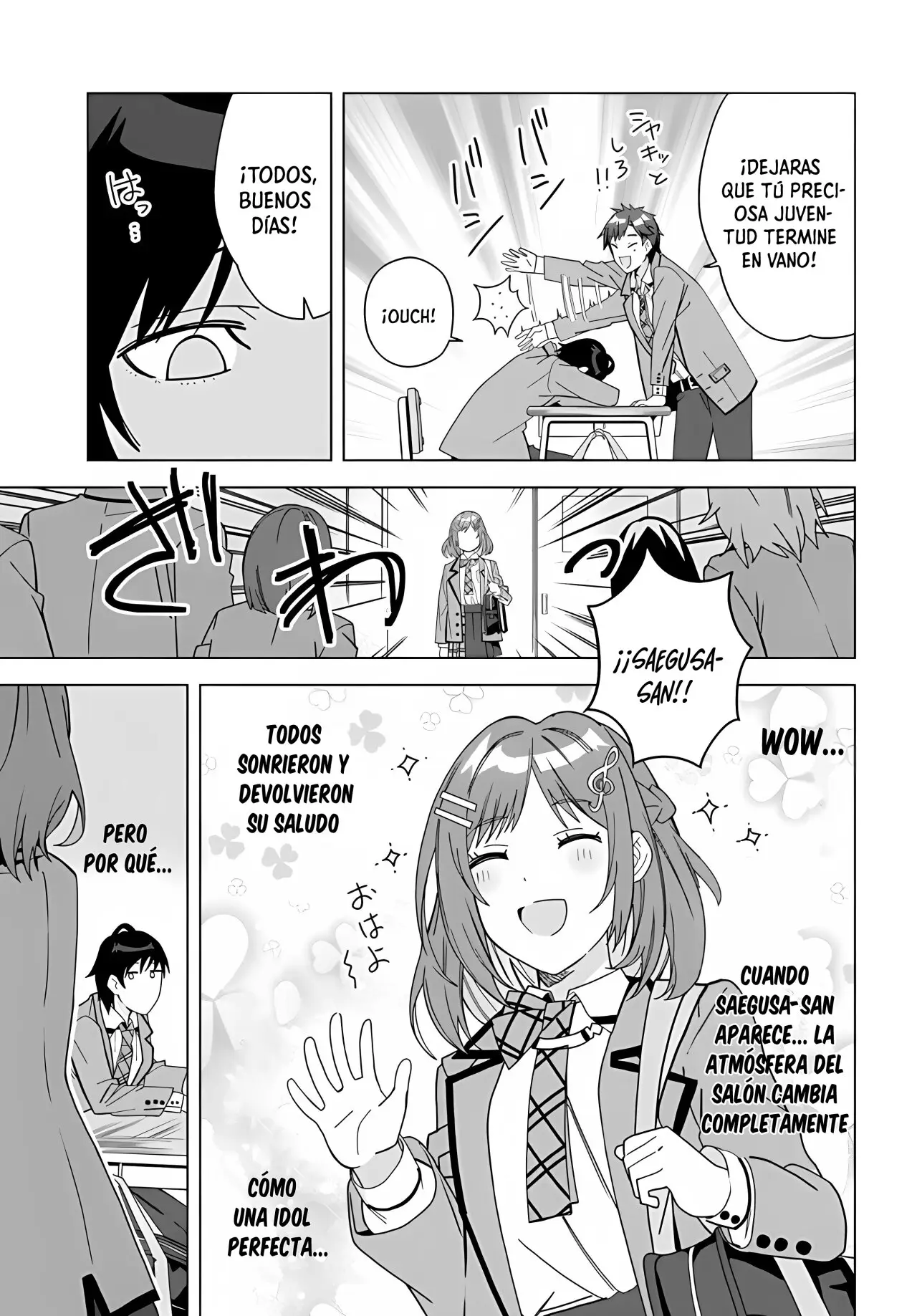 Classmate no Moto Idol ga, Tonikaku Kyodou Fushin Nan desu (2023) - Capítulo 1 - Página 7 - LectorTMOo