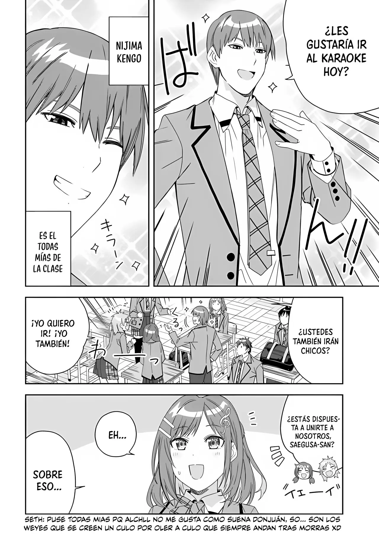 Classmate no Moto Idol ga, Tonikaku Kyodou Fushin Nan desu (2023) - Capítulo 1 - Página 24 - LectorTMOo