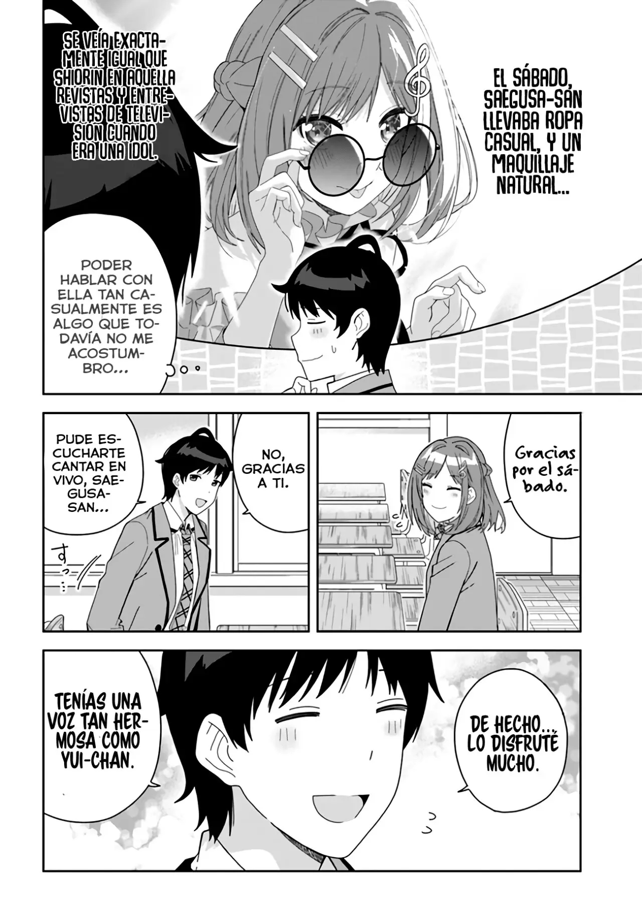 Classmate no Moto Idol ga, Tonikaku Kyodou Fushin Nan desu (2023) - Capítulo 3 - Página 6 - LectorTMOo