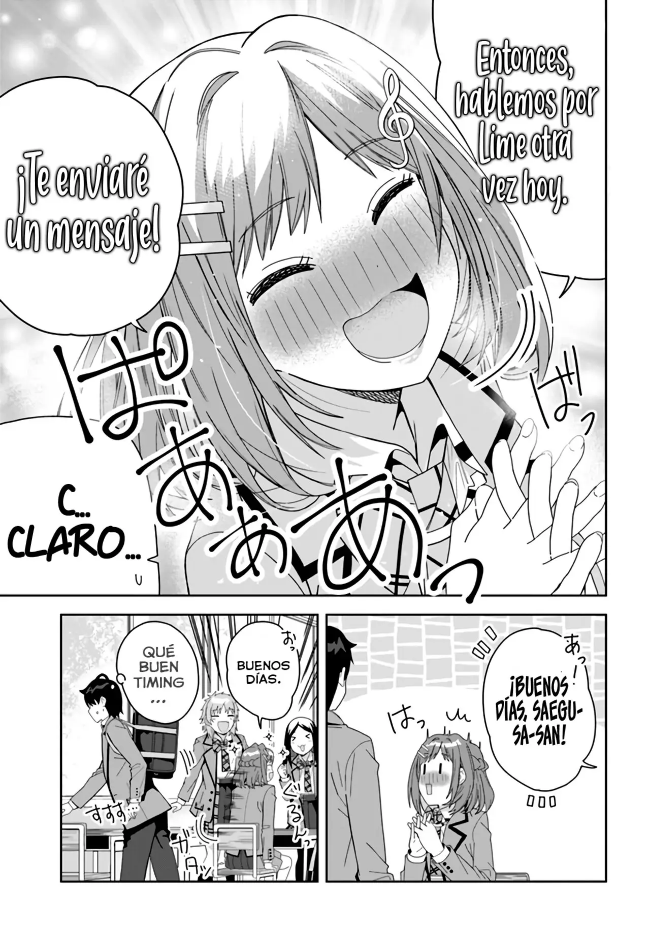 Classmate no Moto Idol ga, Tonikaku Kyodou Fushin Nan desu (2023) - Capítulo 3 - Página 23 - LectorTMOo