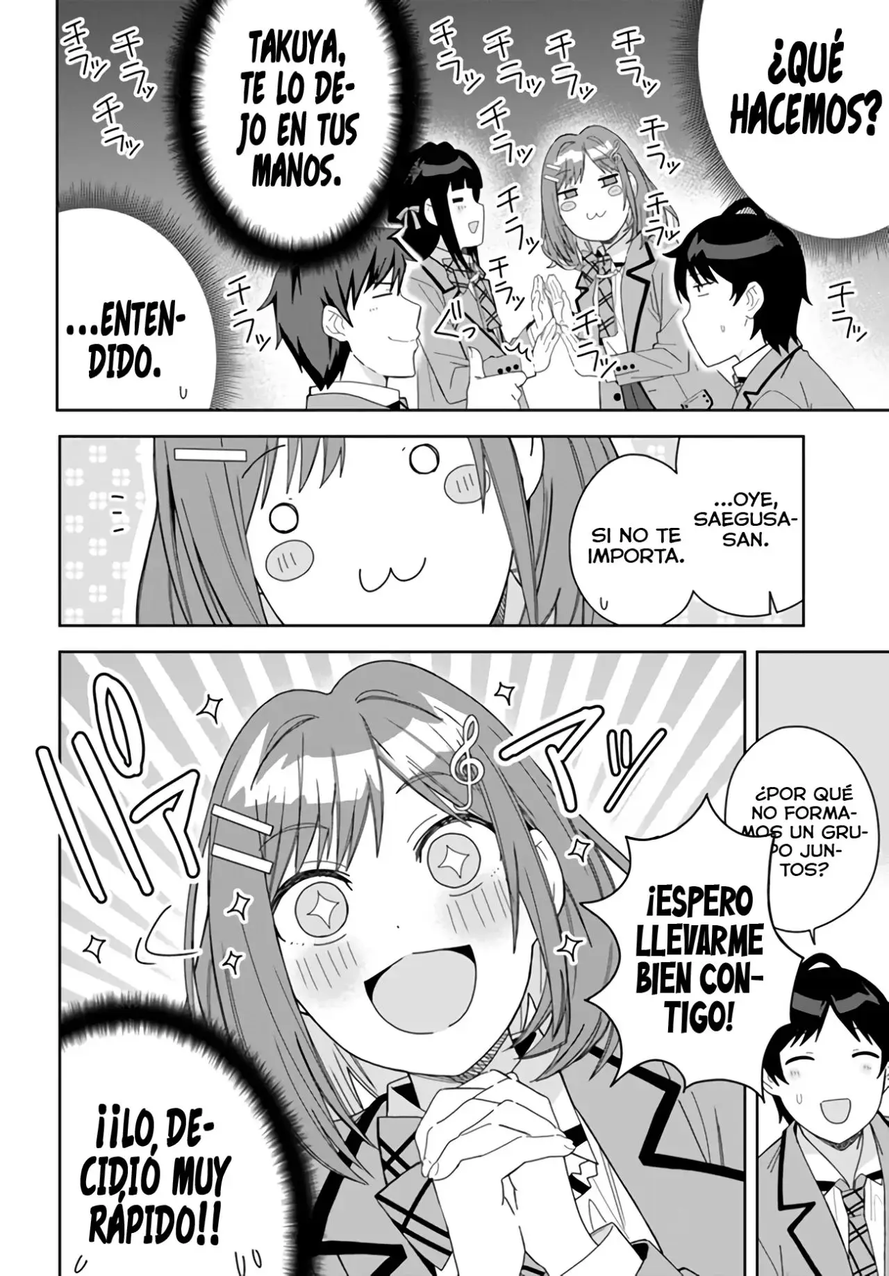 Classmate no Moto Idol ga, Tonikaku Kyodou Fushin Nan desu (2023) - Capítulo 4 - Página 5 - LectorTMOo