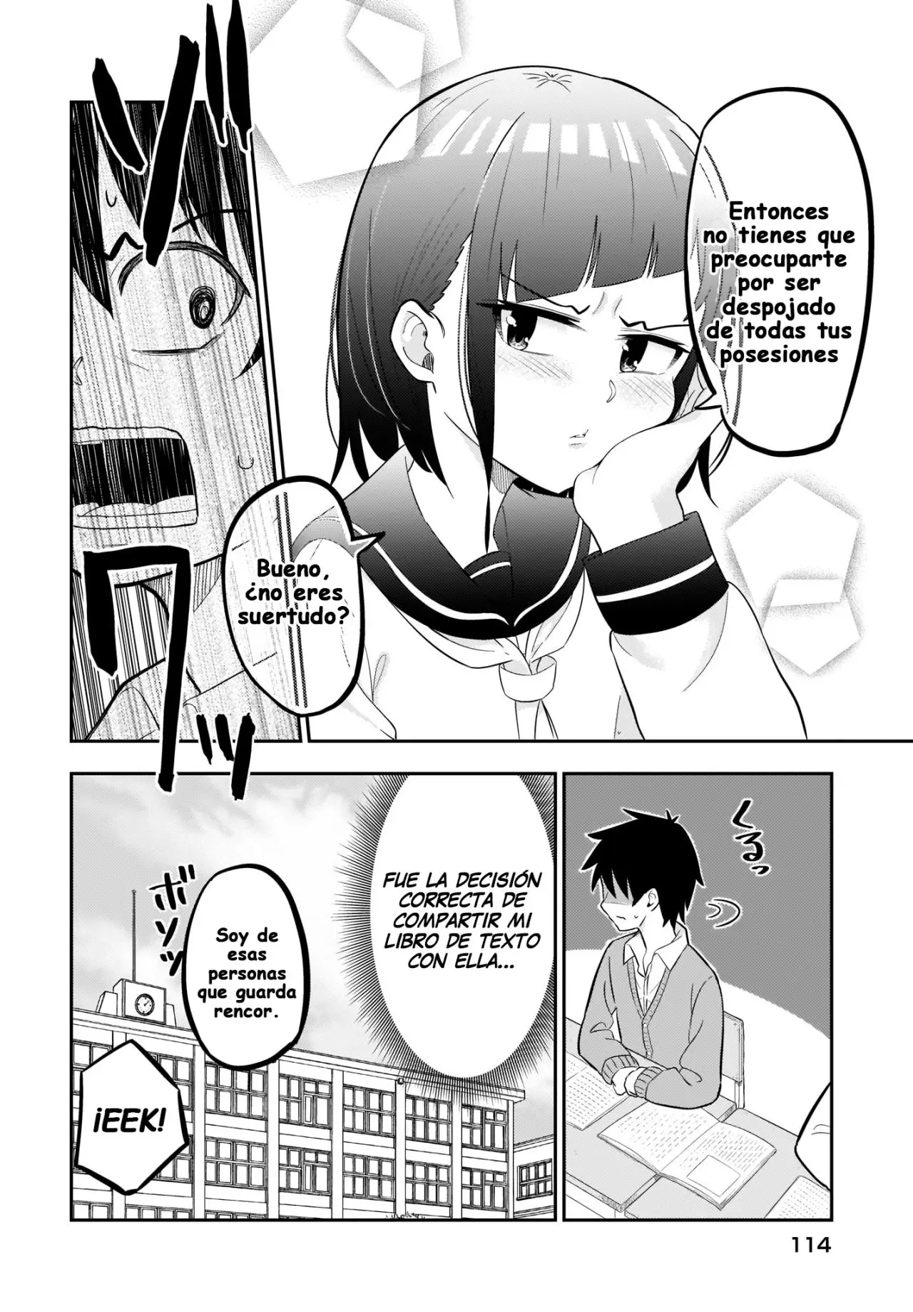 Classmate No Tanaka-san Wa Sugoku Kowai (Manga) - Capítulo 2 - Página 4 - LectorTMOo