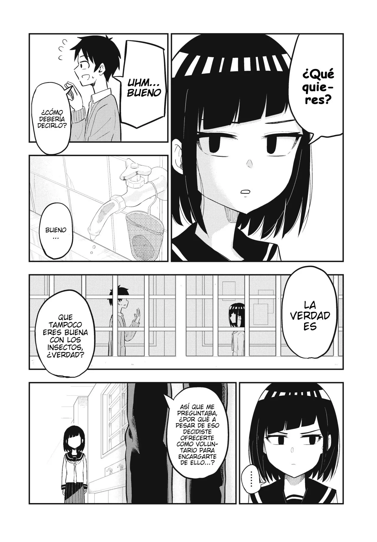 Classmate No Tanaka-san Wa Sugoku Kowai (Manga) - Capítulo 5 - Página 6 - LectorTMOo