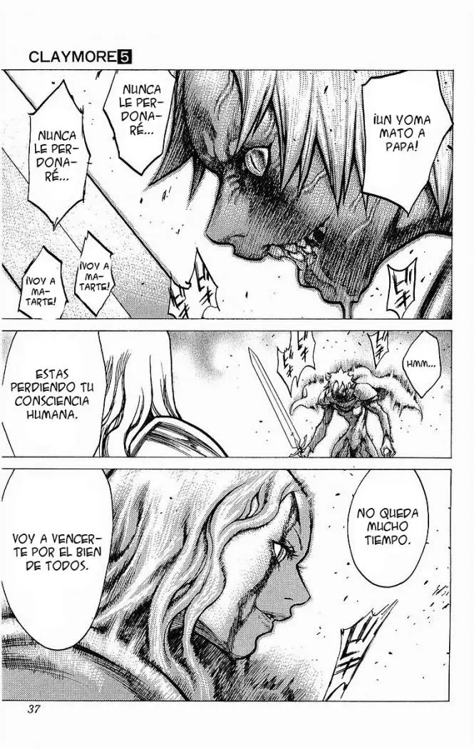 Claymore (2001) - Capítulo 22 - Página 37 - LectorTMOo
