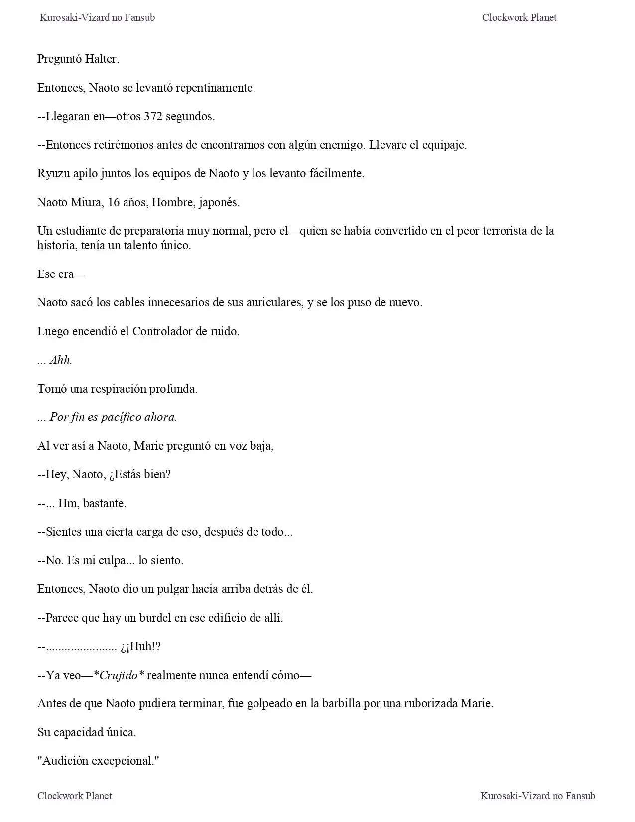 Clockwork Planet (novela) (2013) - Capítulo - Página 23 - LectorTMOo