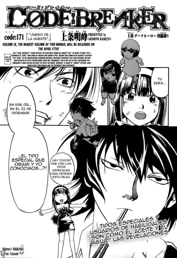 Code:Breaker (2008) - Capítulo 171 - Página 1 - LectorTMOo