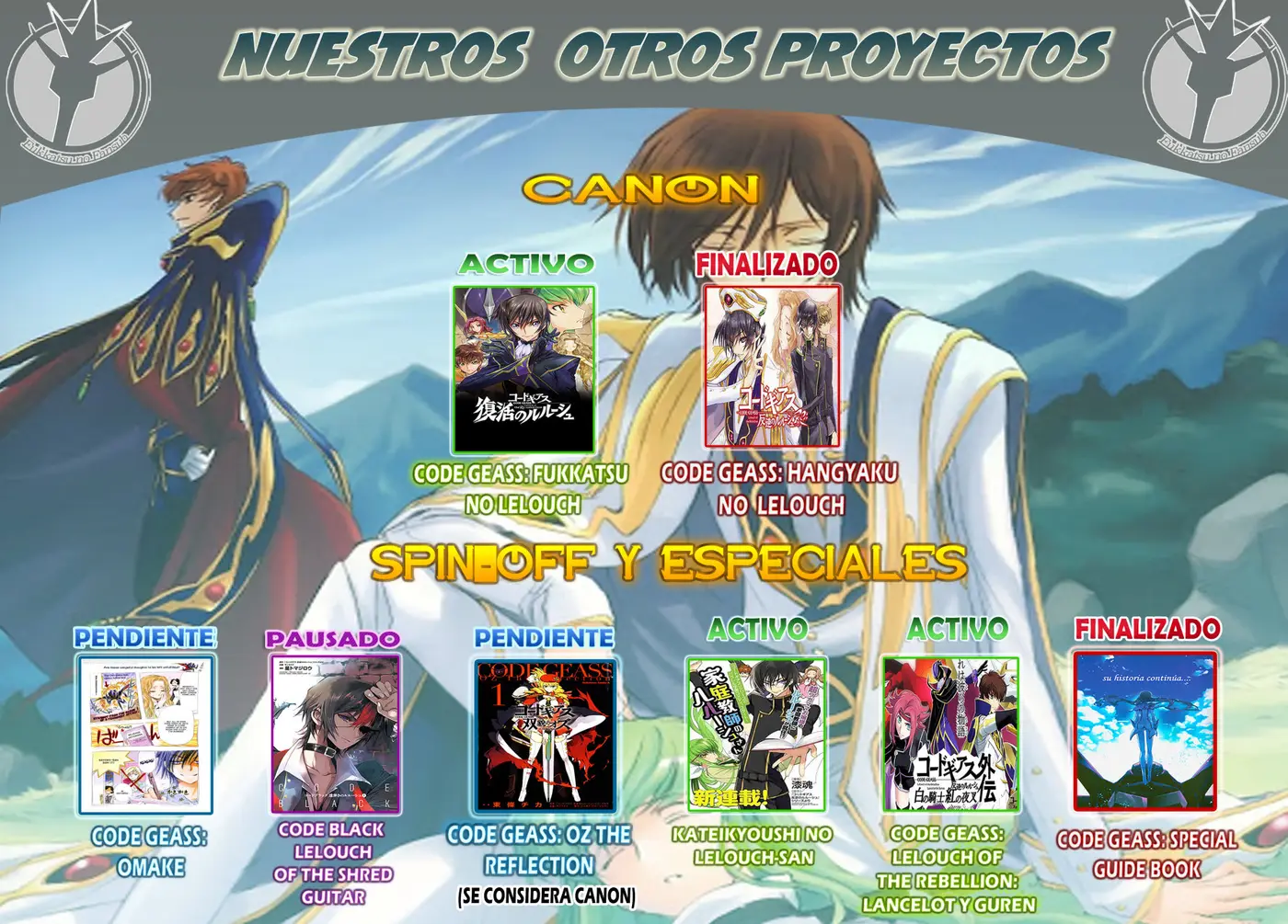 Code Geass: Special Guide Book: Soy el Jardín de la Reminiscencia. (2013) - Capítulo 0.01 - Página 20 - LectorTMOo