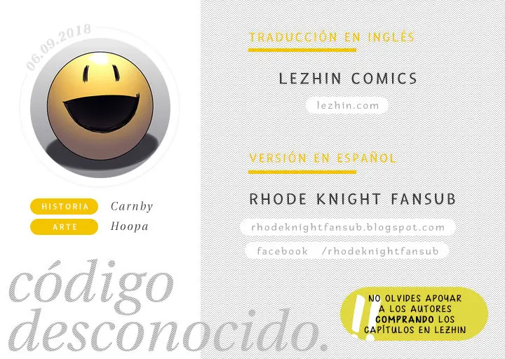 Código Desconocido (2016) - Capítulo 54 - Página 1 - LectorTMOo