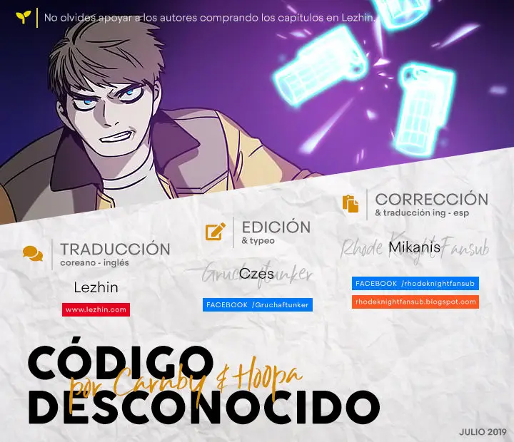 Código Desconocido (2016) - Capítulo 72 - Página 1 - LectorTMOo