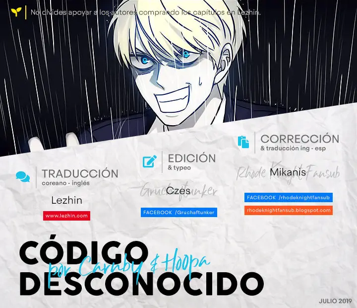 Código Desconocido (2016) - Capítulo 73 - Página 1 - LectorTMOo