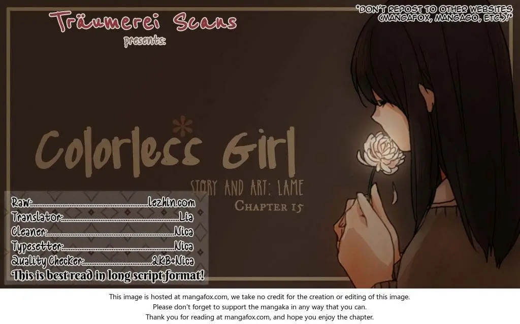 Colorless Girl (2016) - Capítulo 15 - Página 1 - LectorTMOo