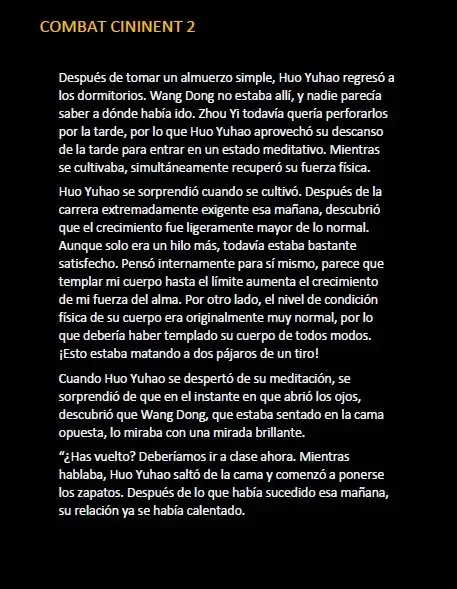 combat continent 2 (novela) - Capítulo 10.3 - Página 4 - LectorTMOo
