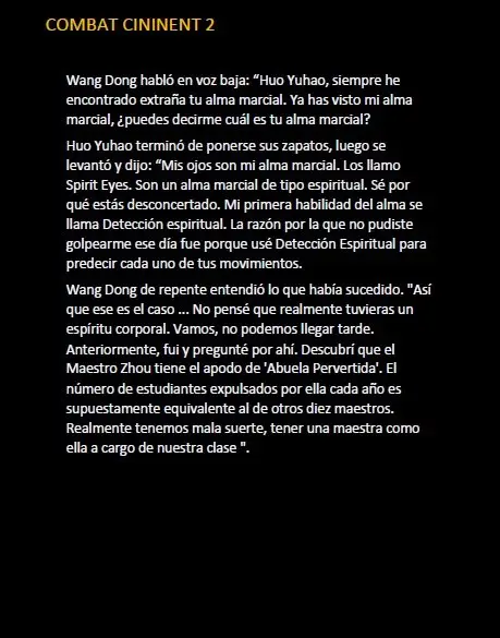 combat continent 2 (novela) - Capítulo 10.3 - Página 5 - LectorTMOo
