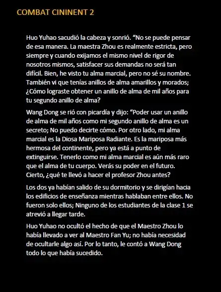 combat continent 2 (novela) - Capítulo 10.3 - Página 6 - LectorTMOo