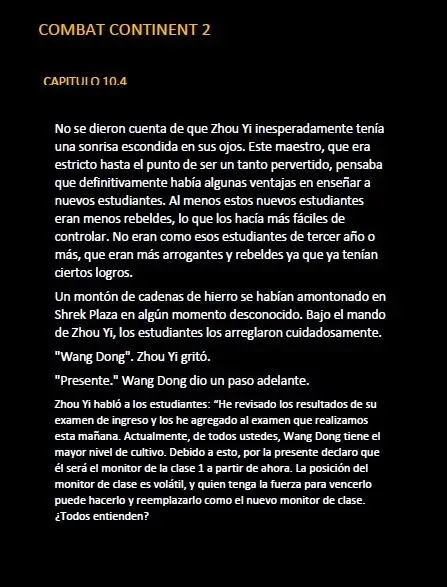 combat continent 2 (novela) - Capítulo 10.4 - Página 4 - LectorTMOo