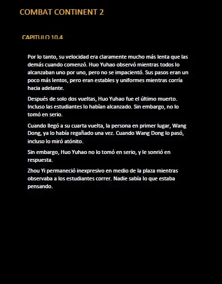 combat continent 2 (novela) - Capítulo 10.4 - Página 8 - LectorTMOo