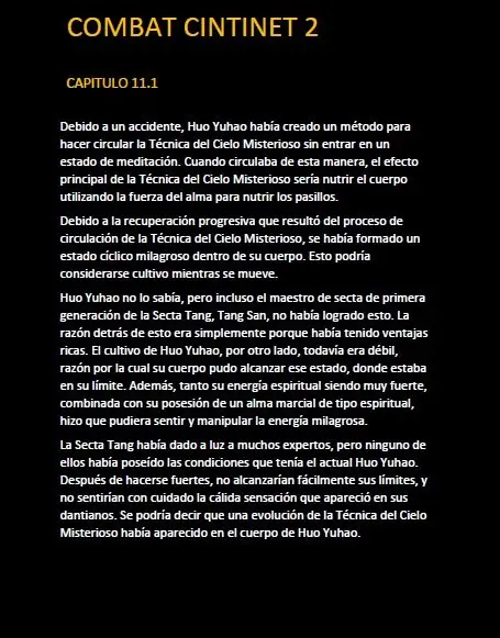 combat continent 2 (novela) - Capítulo 11.1 - Página 6 - LectorTMOo