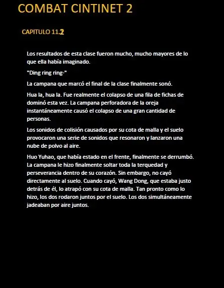 combat continent 2 (novela) - Capítulo 11.2 - Página 5 - LectorTMOo