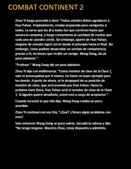 combat continent 2 (novela) - Capítulo 11.3 - Página 4 - LectorTMOo