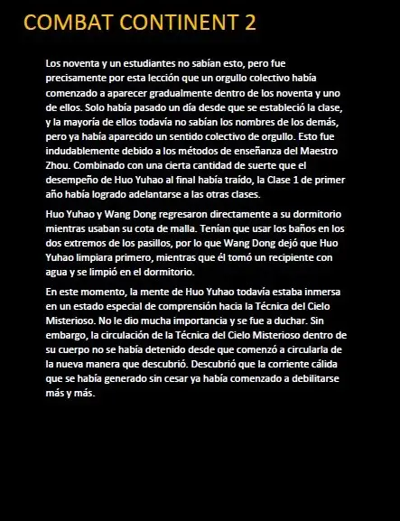 combat continent 2 (novela) - Capítulo 11.3 - Página 6 - LectorTMOo