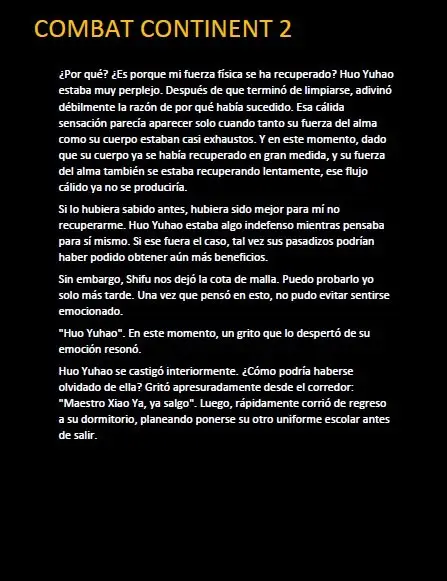 combat continent 2 (novela) - Capítulo 11.3 - Página 7 - LectorTMOo