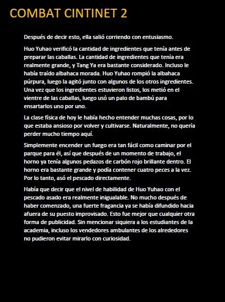 combat continent 2 (novela) - Capítulo 11.4 - Página 5 - LectorTMOo