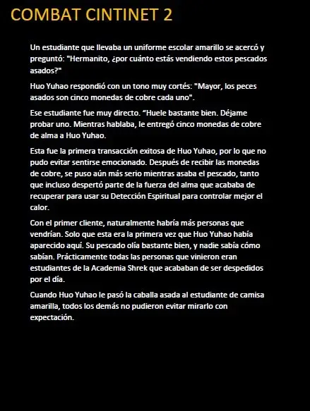 combat continent 2 (novela) - Capítulo 11.4 - Página 6 - LectorTMOo