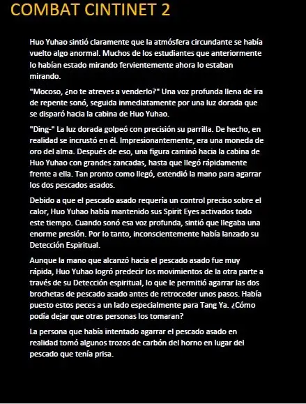combat continent 2 (novela) - Capítulo 12.1 - Página 6 - LectorTMOo