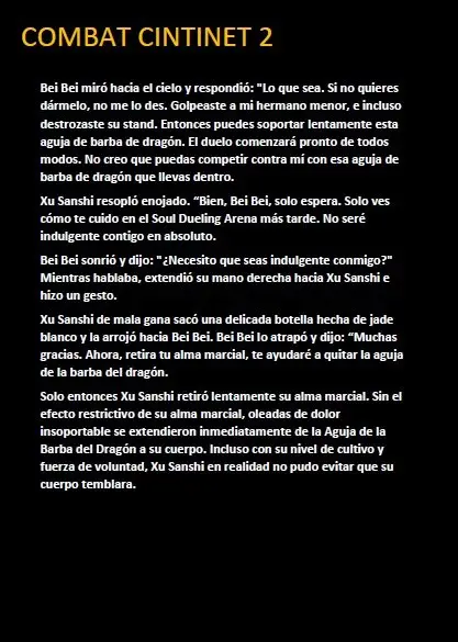 combat continent 2 (novela) - Capítulo 12.3 - Página 8 - LectorTMOo
