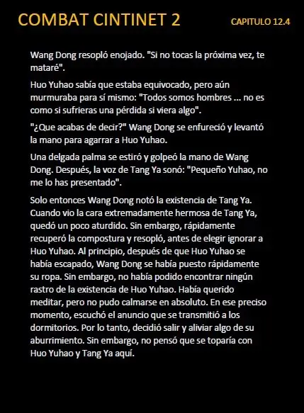 combat continent 2 (novela) - Capítulo 12.4 - Página 4 - LectorTMOo