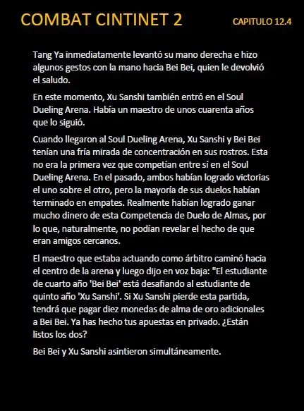 combat continent 2 (novela) - Capítulo 12.4 - Página 8 - LectorTMOo