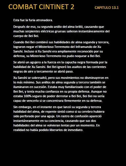 combat continent 2 (novela) - Capítulo 13.1 - Página 5 - LectorTMOo