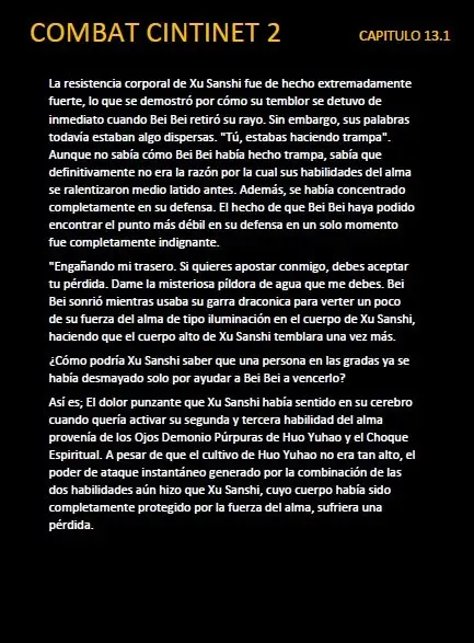 combat continent 2 (novela) - Capítulo 13.1 - Página 7 - LectorTMOo