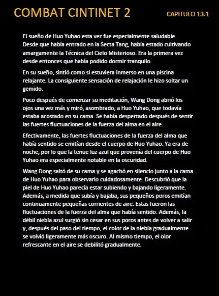 combat continent 2 (novela) - Capítulo 13.1 - Página 13 - LectorTMOo