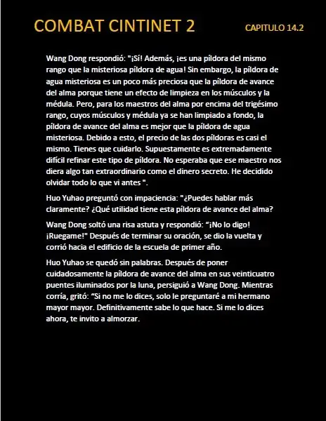 combat continent 2 (novela) - Capítulo 14.2 - Página 4 - LectorTMOo