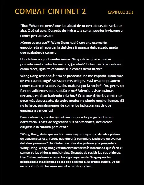 combat continent 2 (novela) - Capítulo 15.1 - Página 7 - LectorTMOo