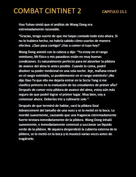 combat continent 2 (novela) - Capítulo 15.1 - Página 9 - LectorTMOo