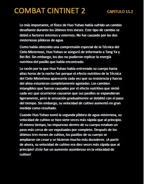 combat continent 2 (novela) - Capítulo 15.2 - Página 4 - LectorTMOo