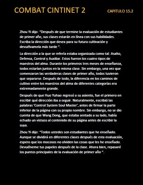 combat continent 2 (novela) - Capítulo 15.2 - Página 8 - LectorTMOo