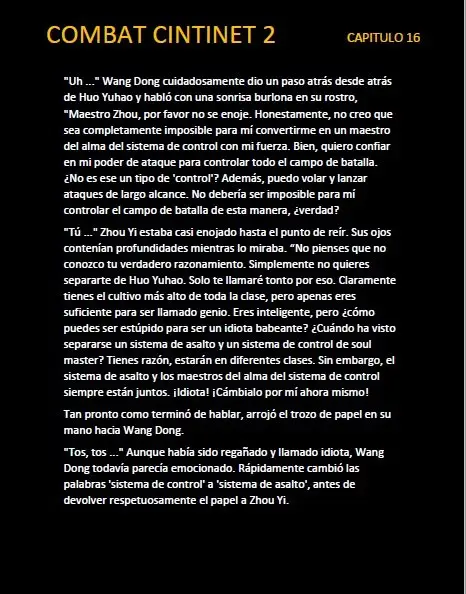 combat continent 2 (novela) - Capítulo 16 - Página 5 - LectorTMOo